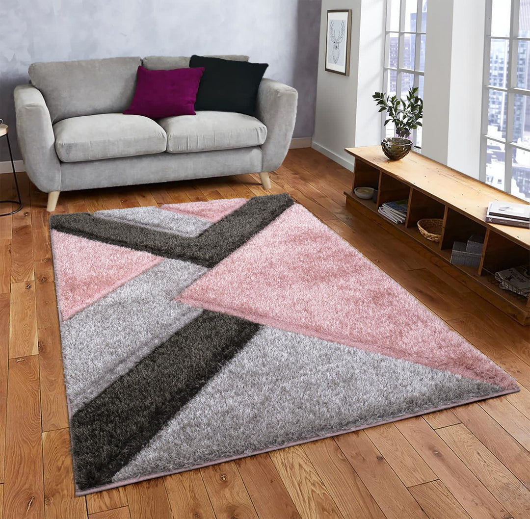 Vellaro Pink-Grey Rug
