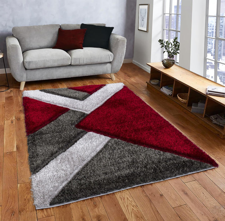 Vellaro Red-Grey Rug
