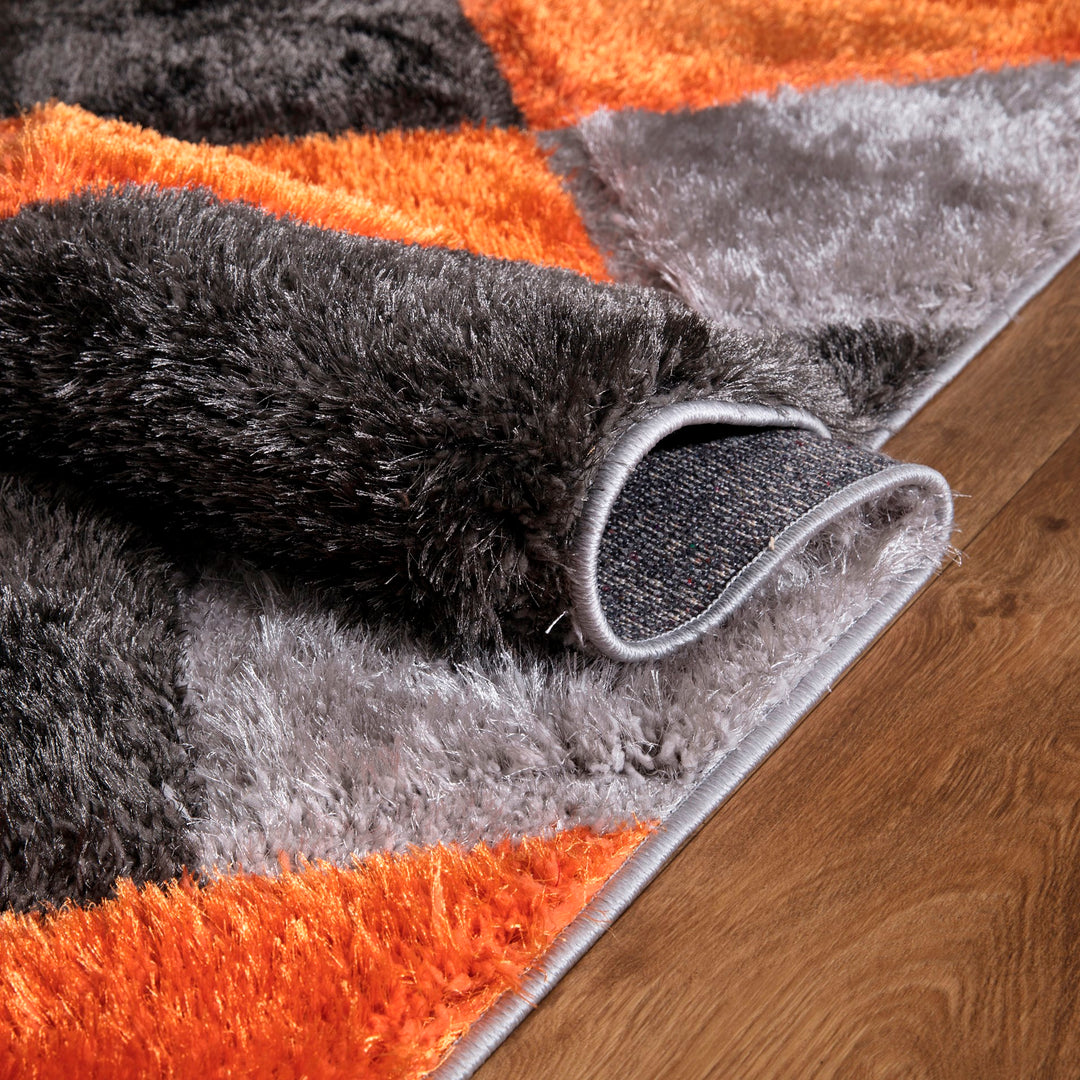 Gridara Orange Rug