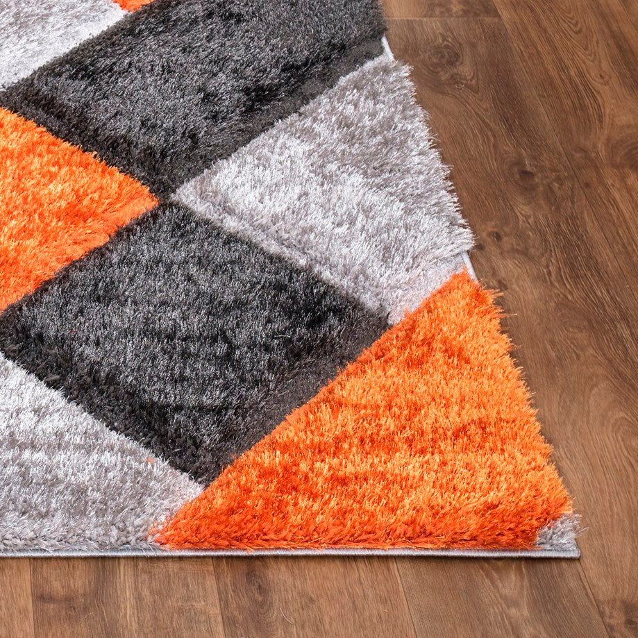Gridara Orange Rug