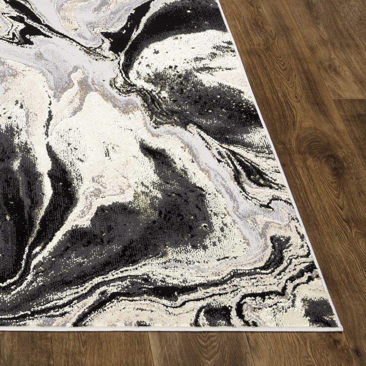 Marbelle Black-Ochre Rug