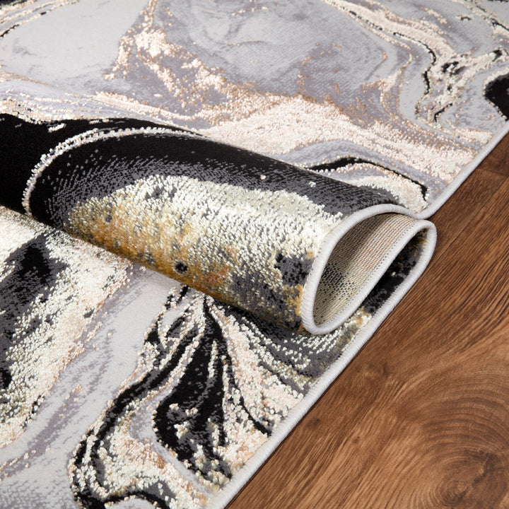 Marbelle Black-Ochre Rug
