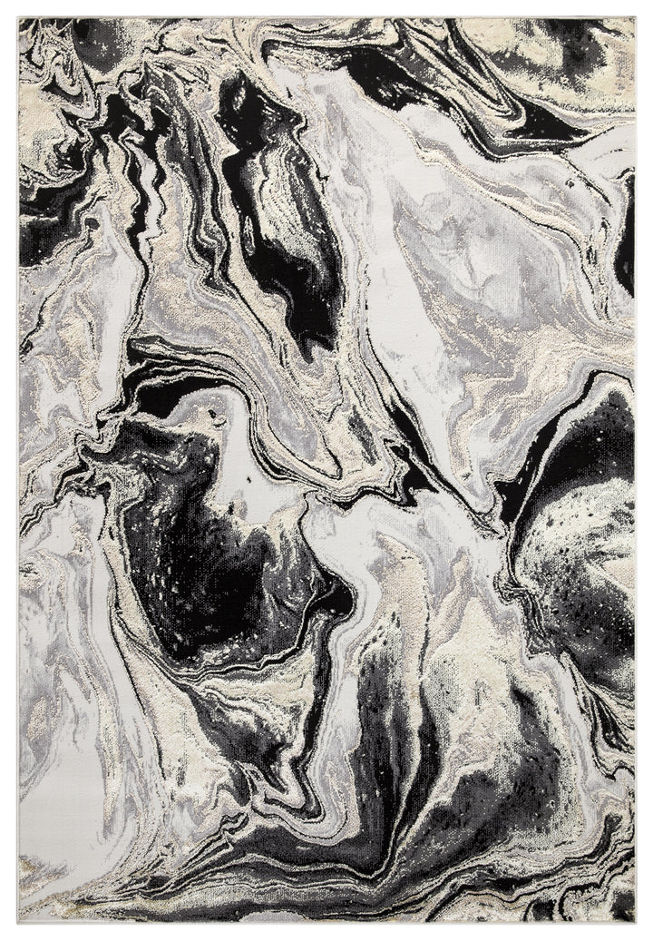 Marbelle Black-Ochre Rug