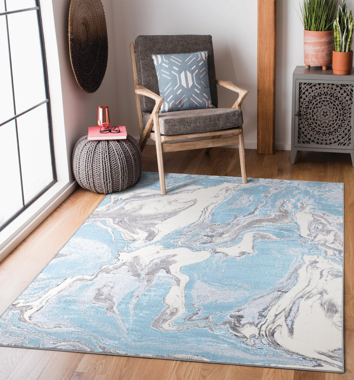 Marbelle Blue Rug