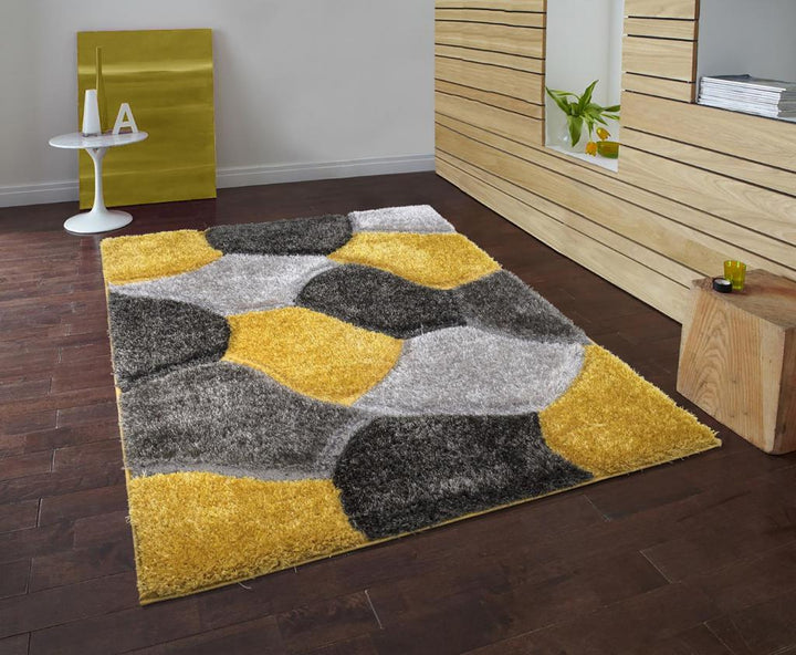 Tessura Ochre-Grey Rug