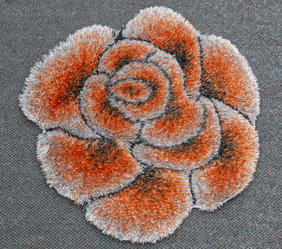 Tessura Orange-Grey Rug