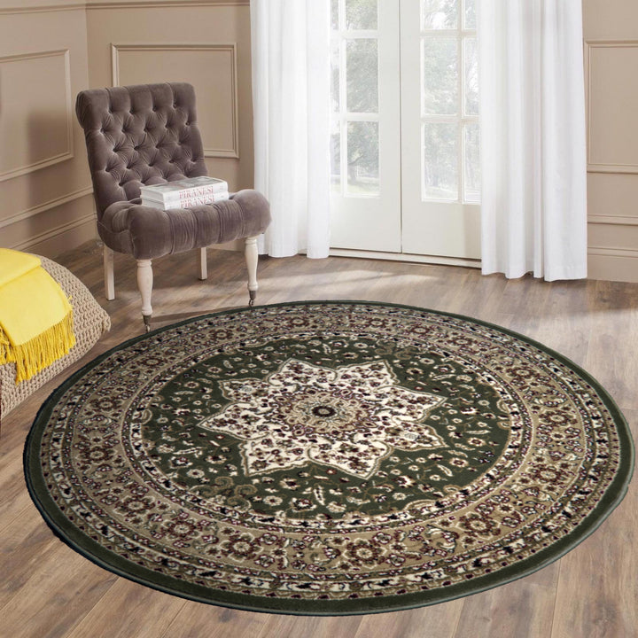 Imperial Round Green Rug