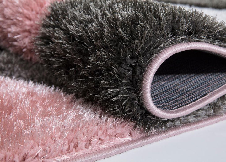 Tessura Pink-Grey Rug