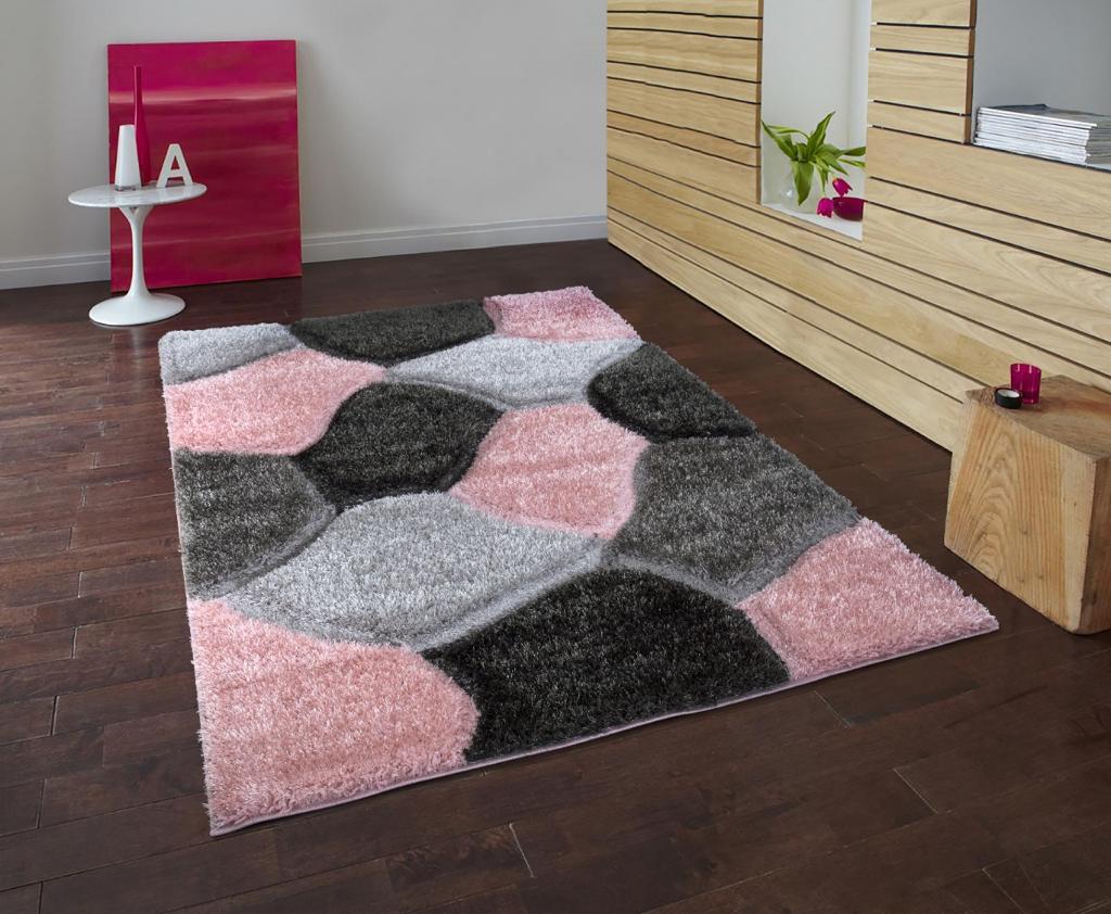 Tessura Pink-Grey Rug
