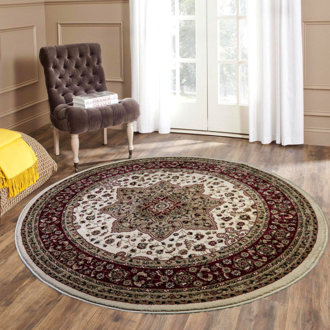 Imperial Round Cream Rug