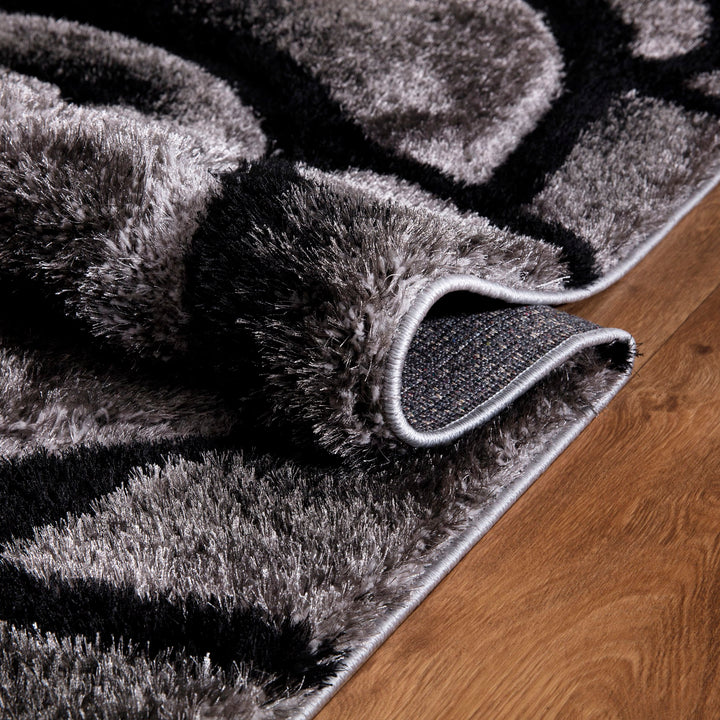 Florara Black-Grey Rug