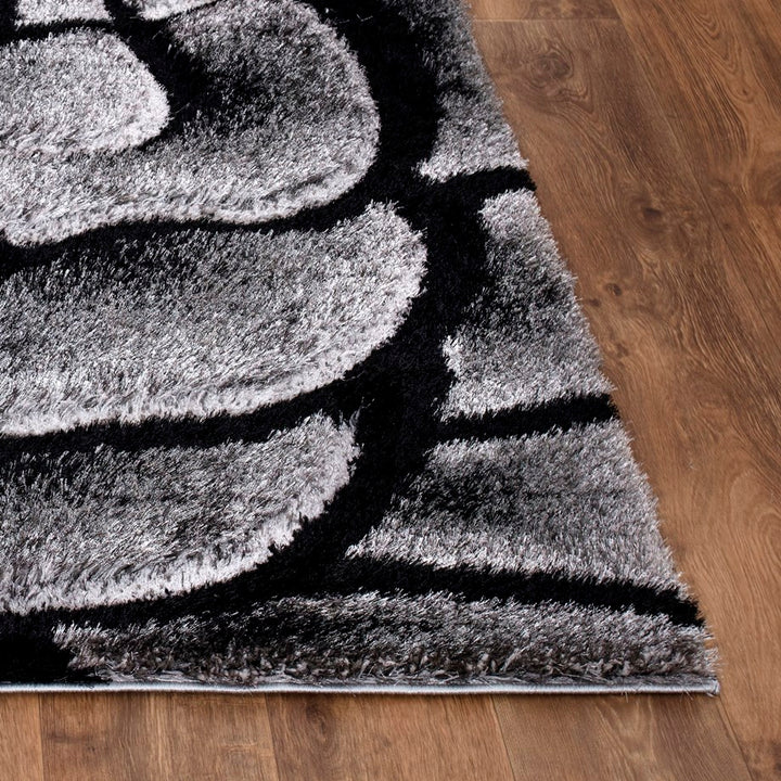 Florara Black-Grey Rug