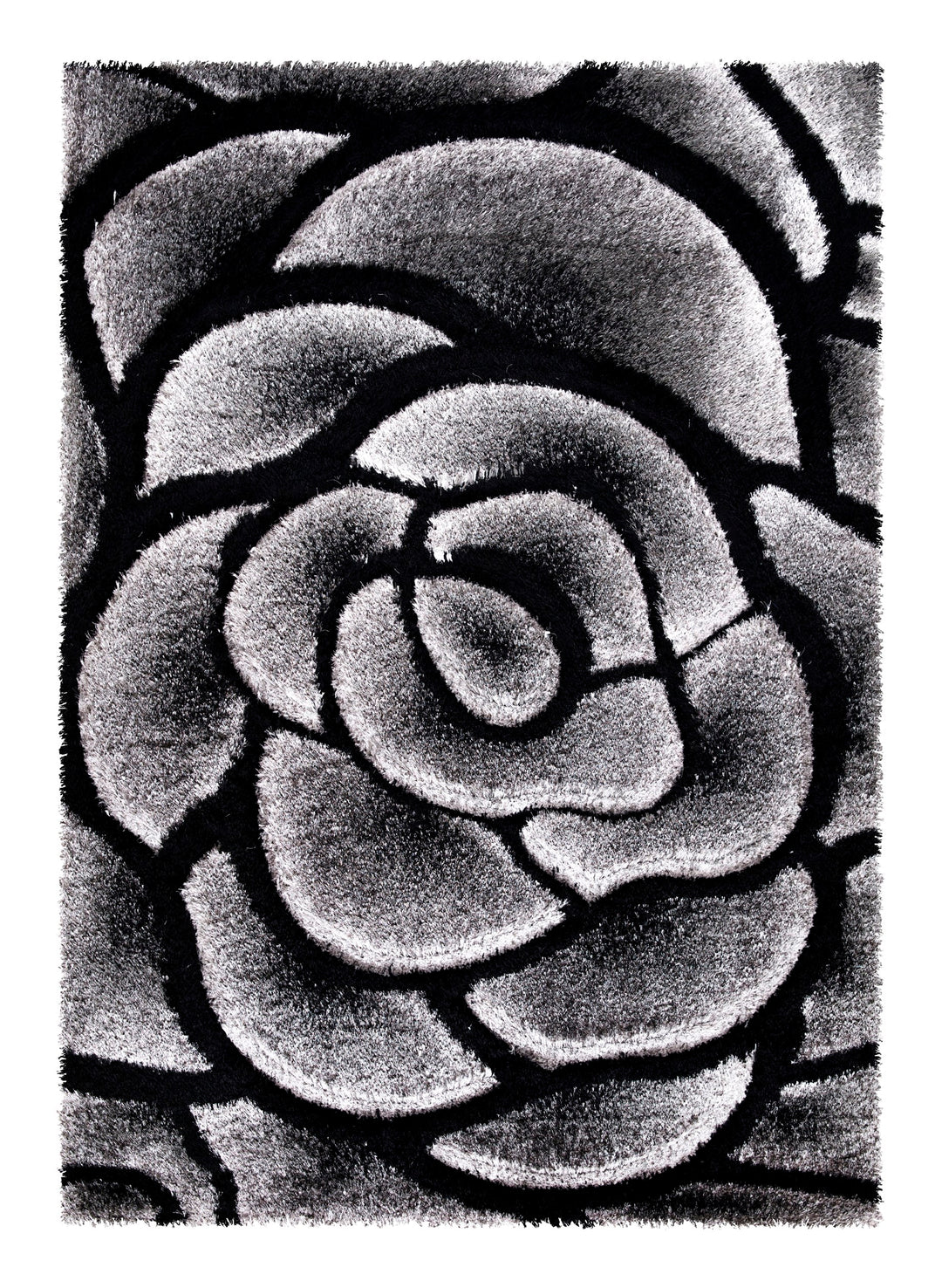 Florara Black-Grey Rug