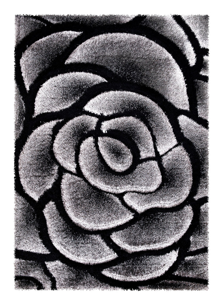 Florara Black-Grey Rug