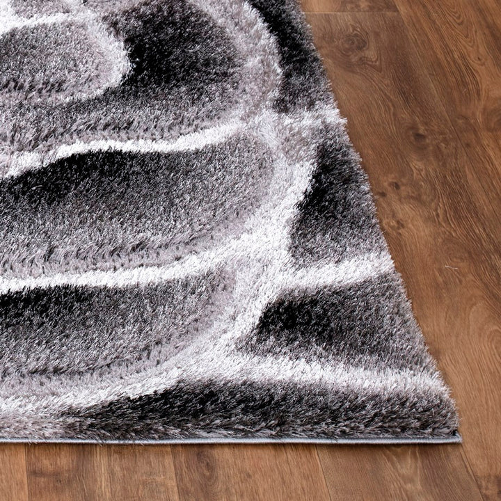 Florara Grey-Black Rug