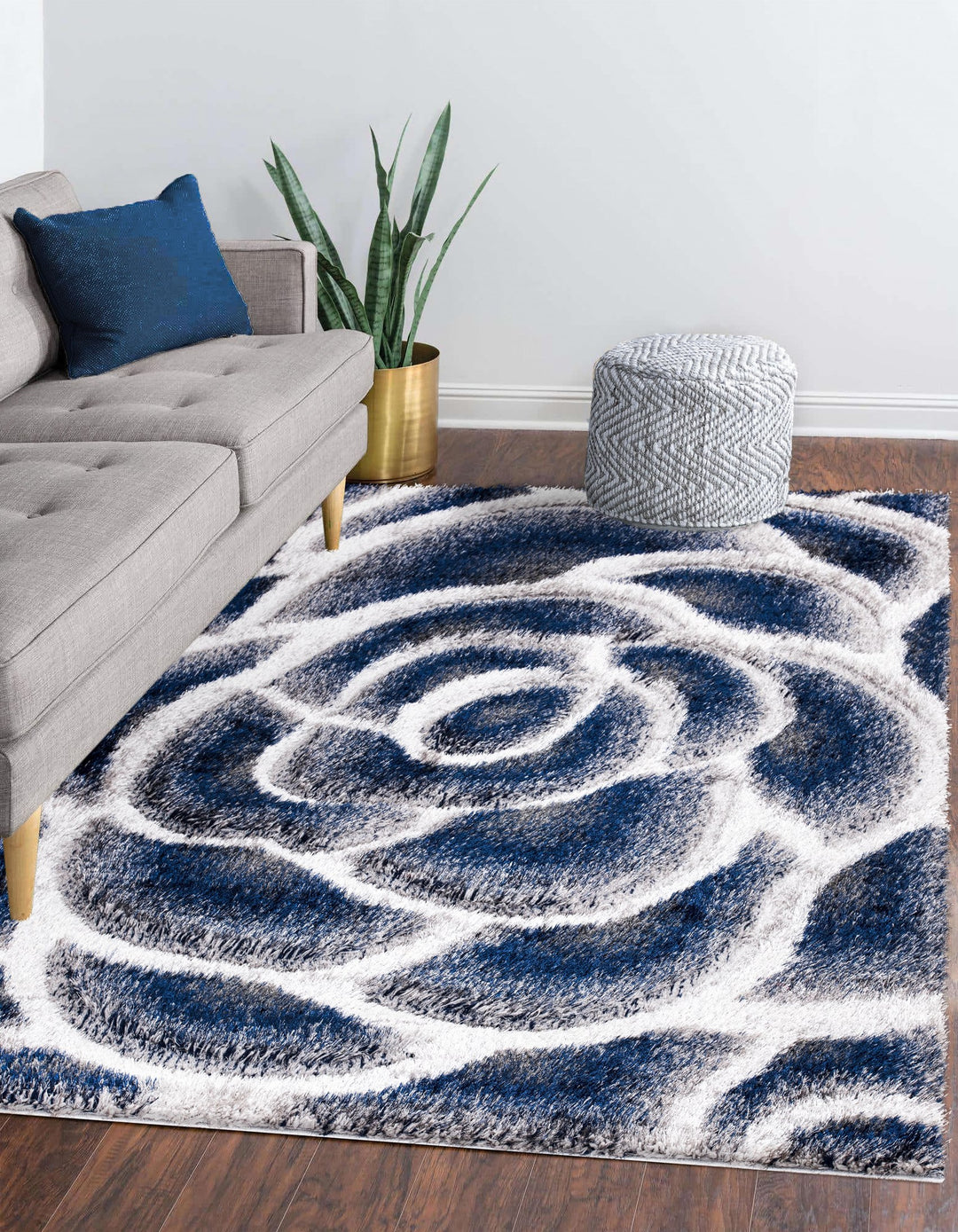Florara Navy Rug