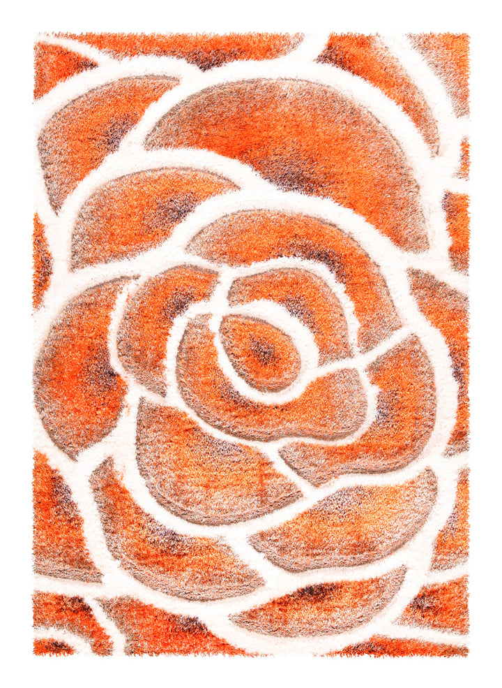 Florara Orange-Cream Rug