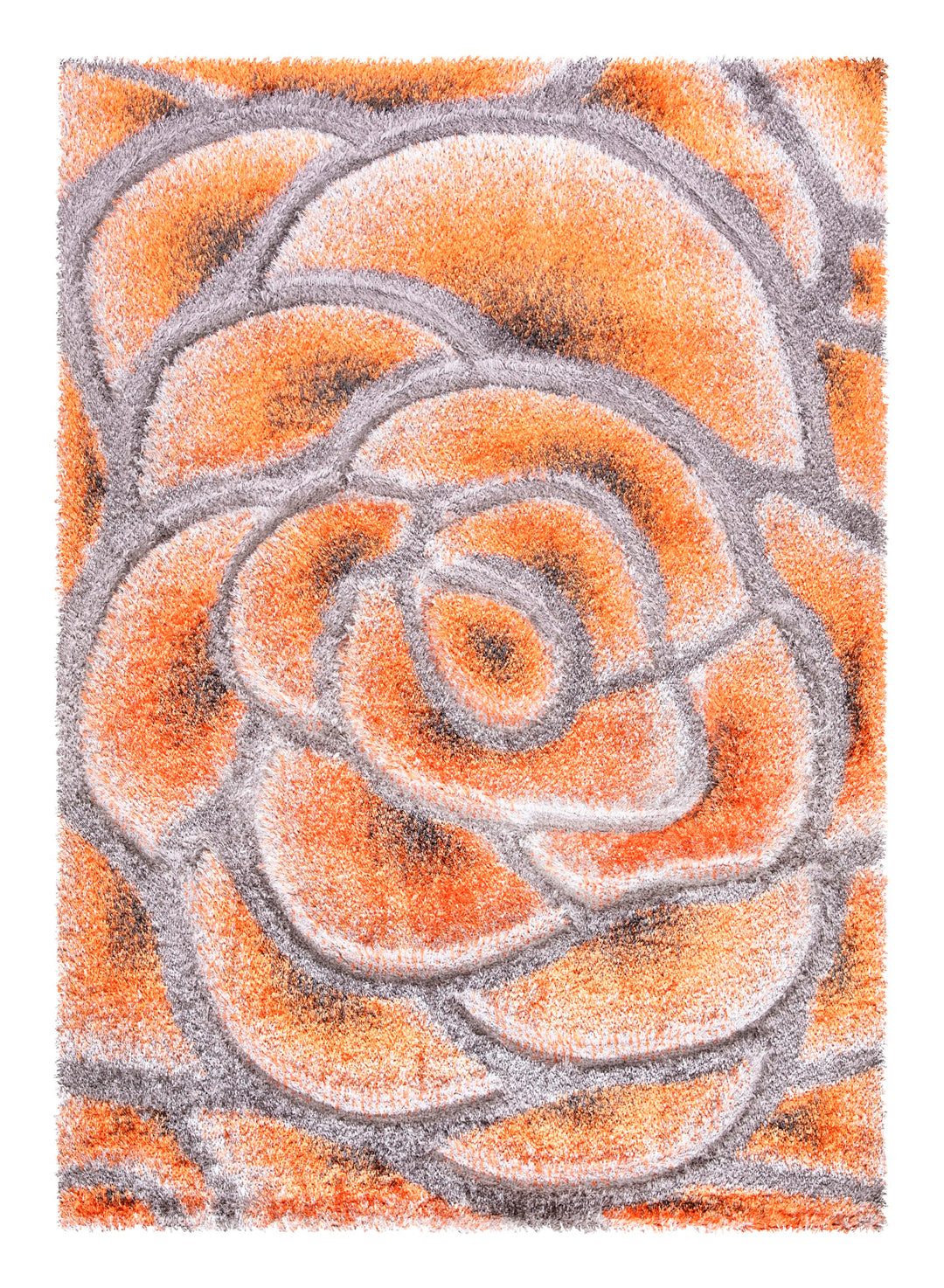Florara Orange-Grey Rug