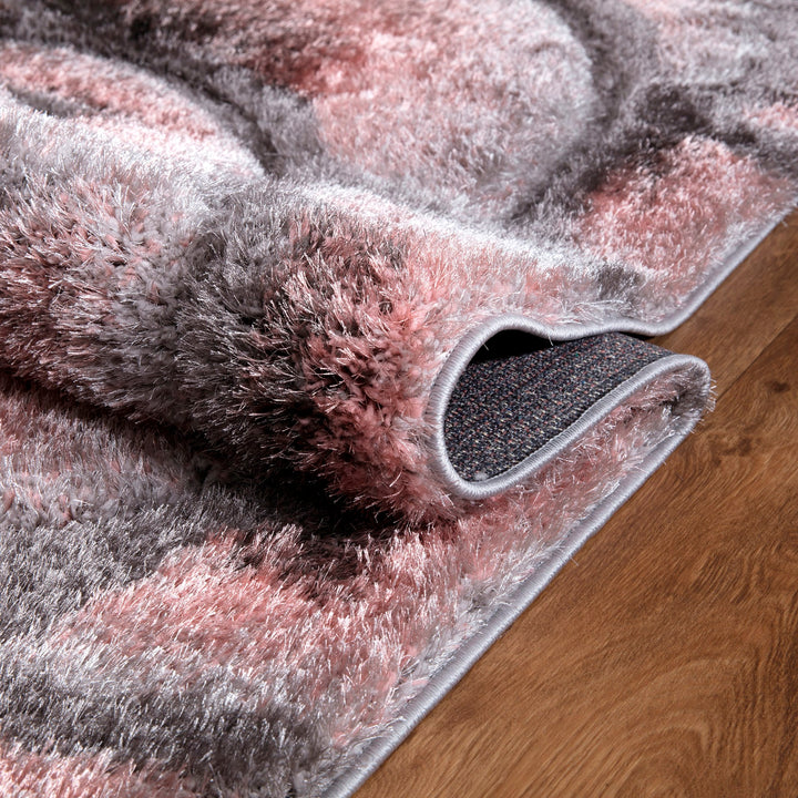 Florara Pink-Grey Rug