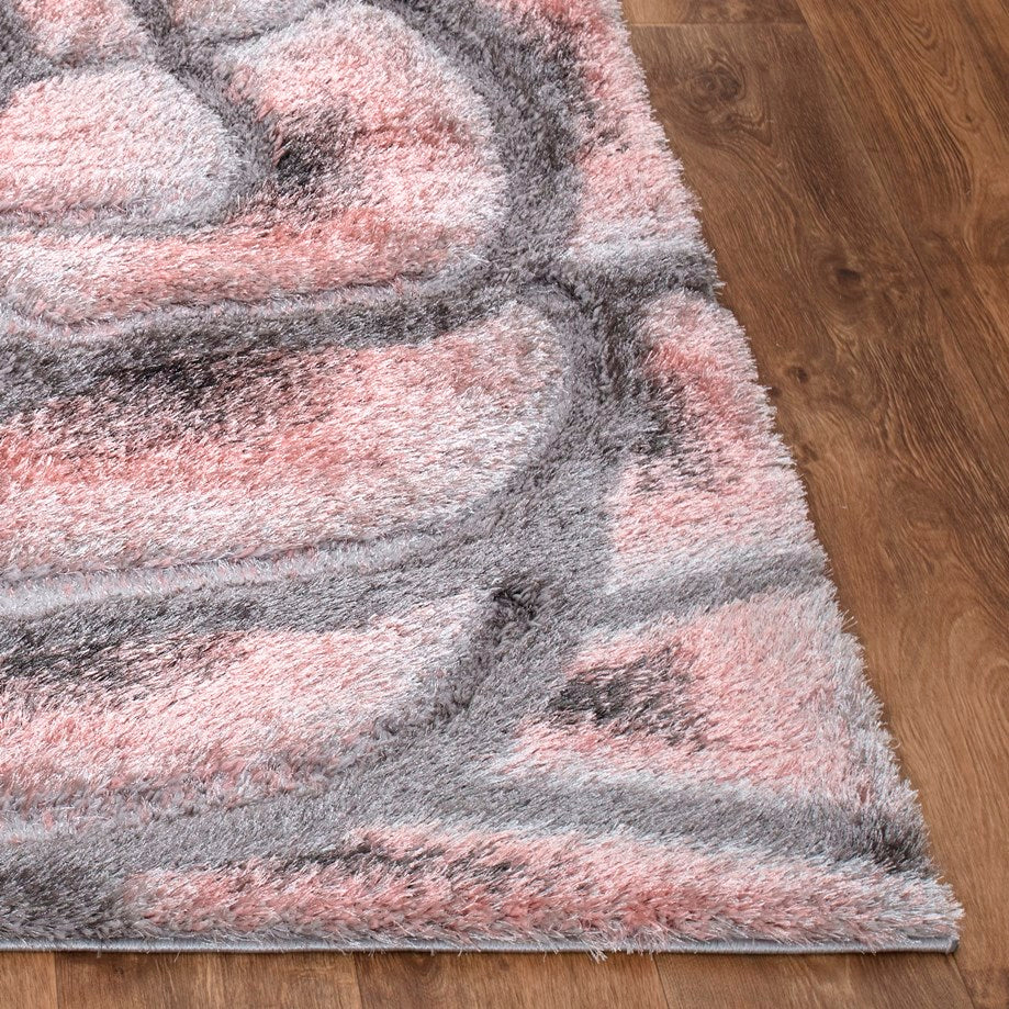 Florara Pink-Grey Rug