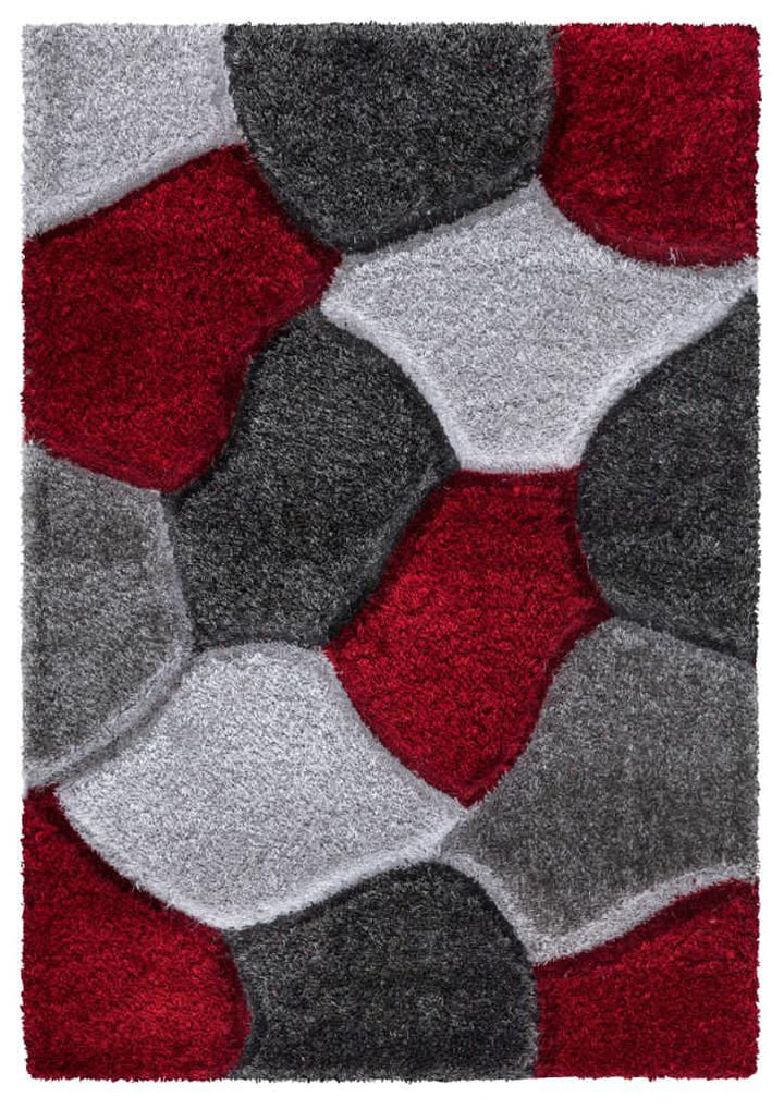 Tessura Red-Grey Rug