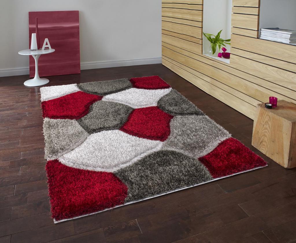 Tessura Red-Grey Rug