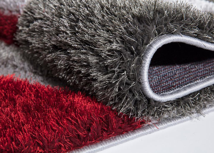 Tessura Red-Grey Rug