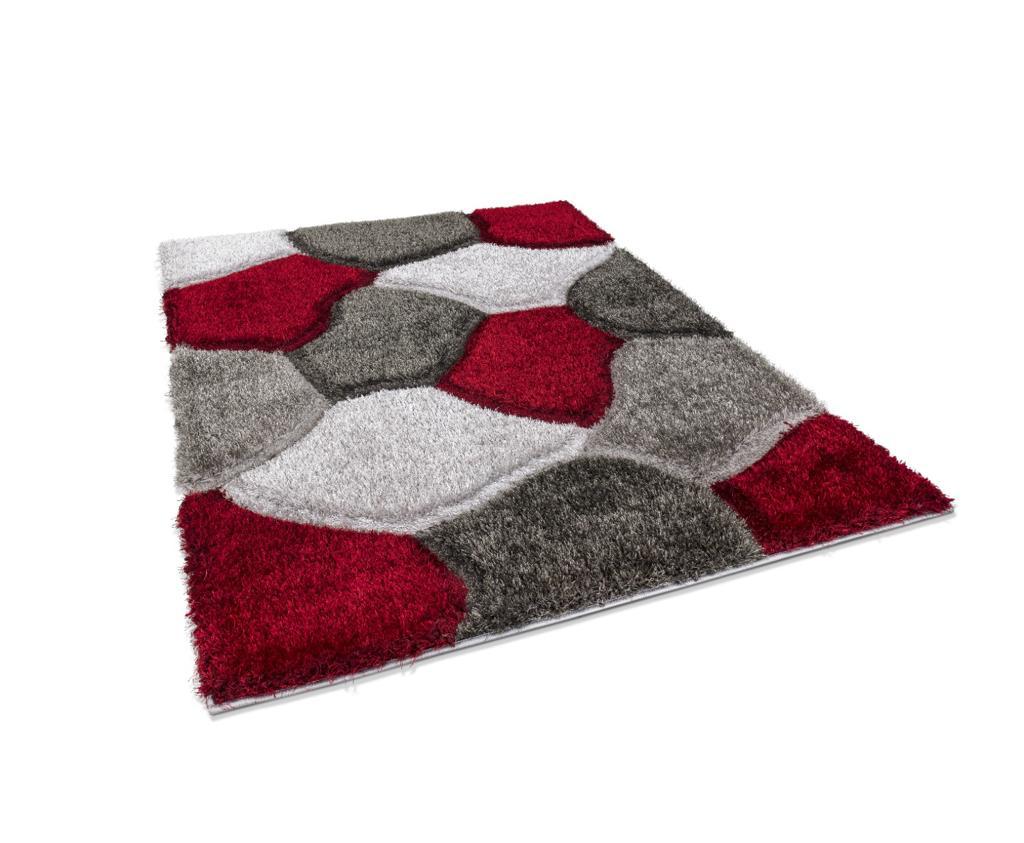 Tessura Red-Grey Rug