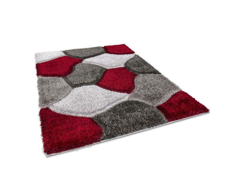 Tessura Red-Grey Rug