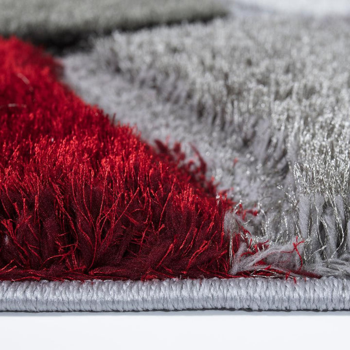 Tessura Red-Grey Rug