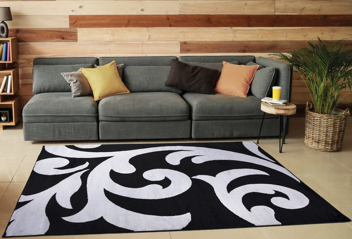 Carvado Black-Grey Rug
