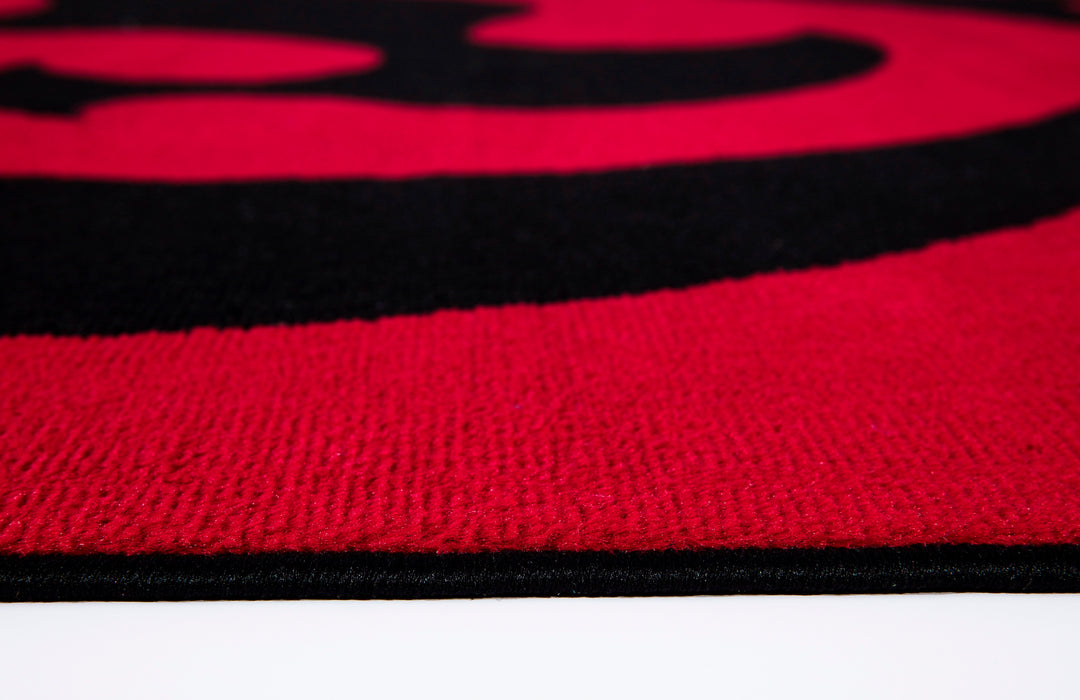 Carvado Black-Red Rug