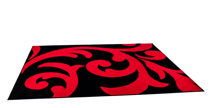 Carvado Black-Red Rug