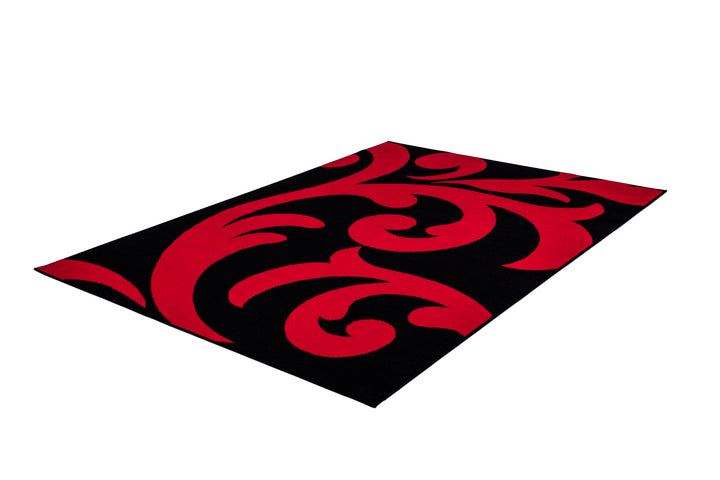 Carvado Black-Red Rug