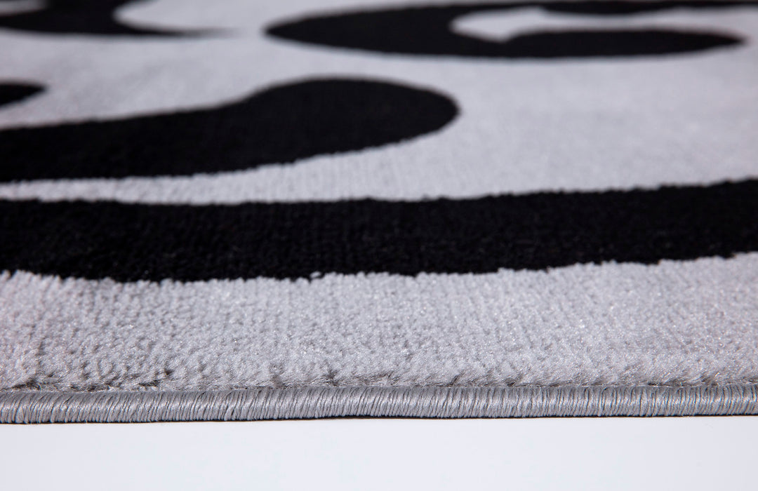 Carvado Silver-Black Rug