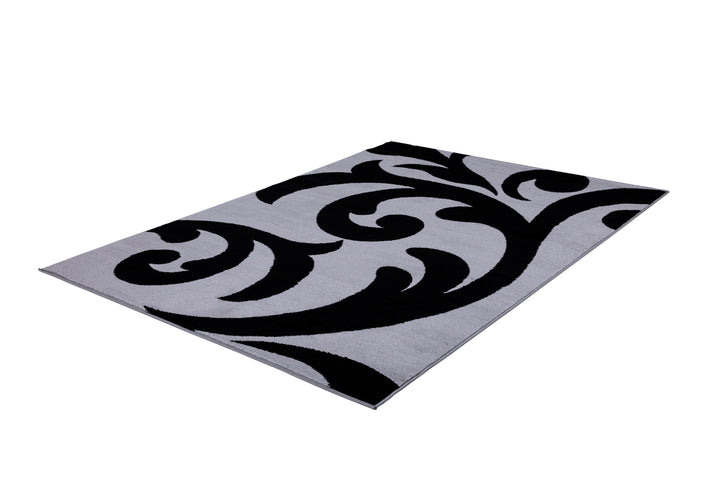 Carvado Silver-Black Rug