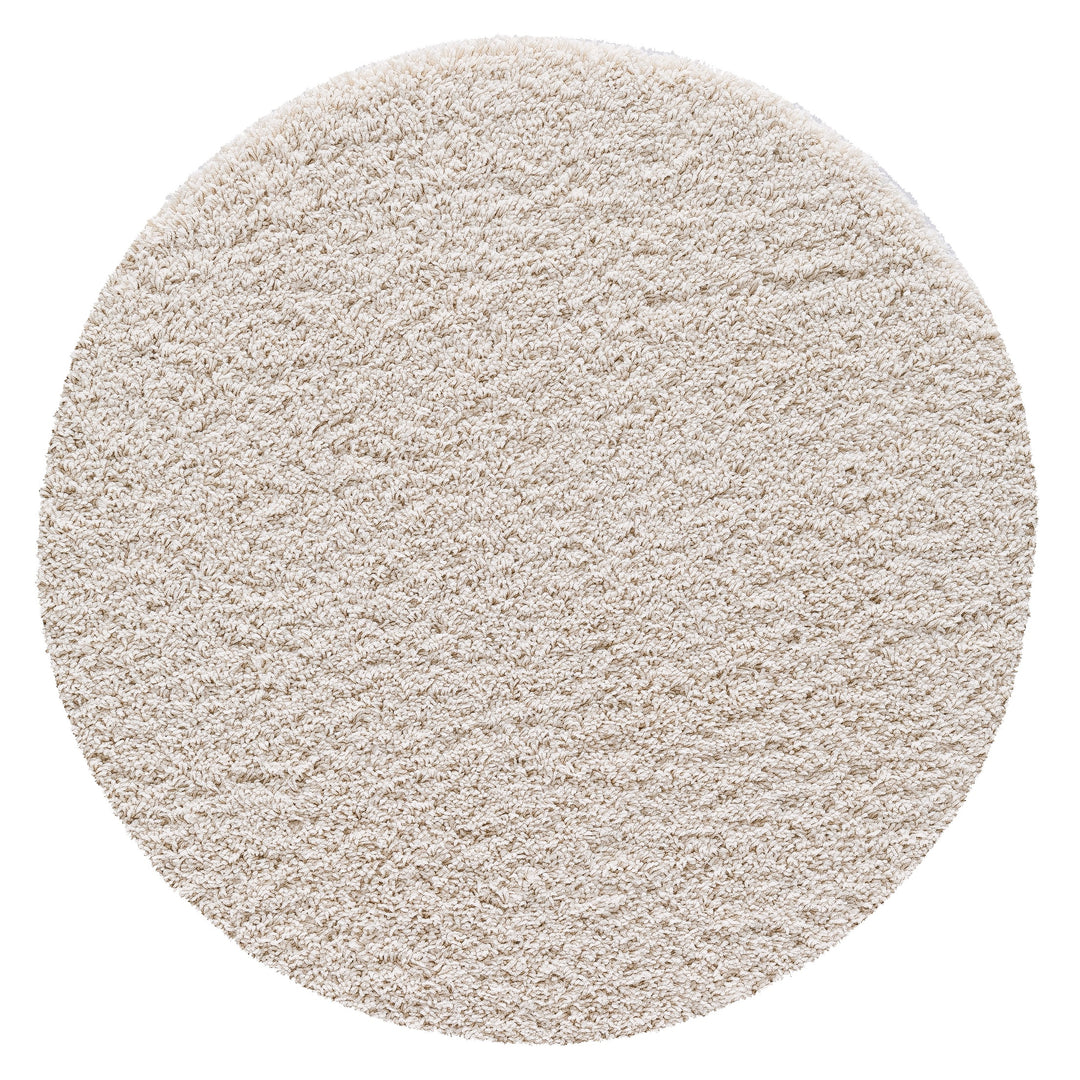Veloria Round Cream Rug