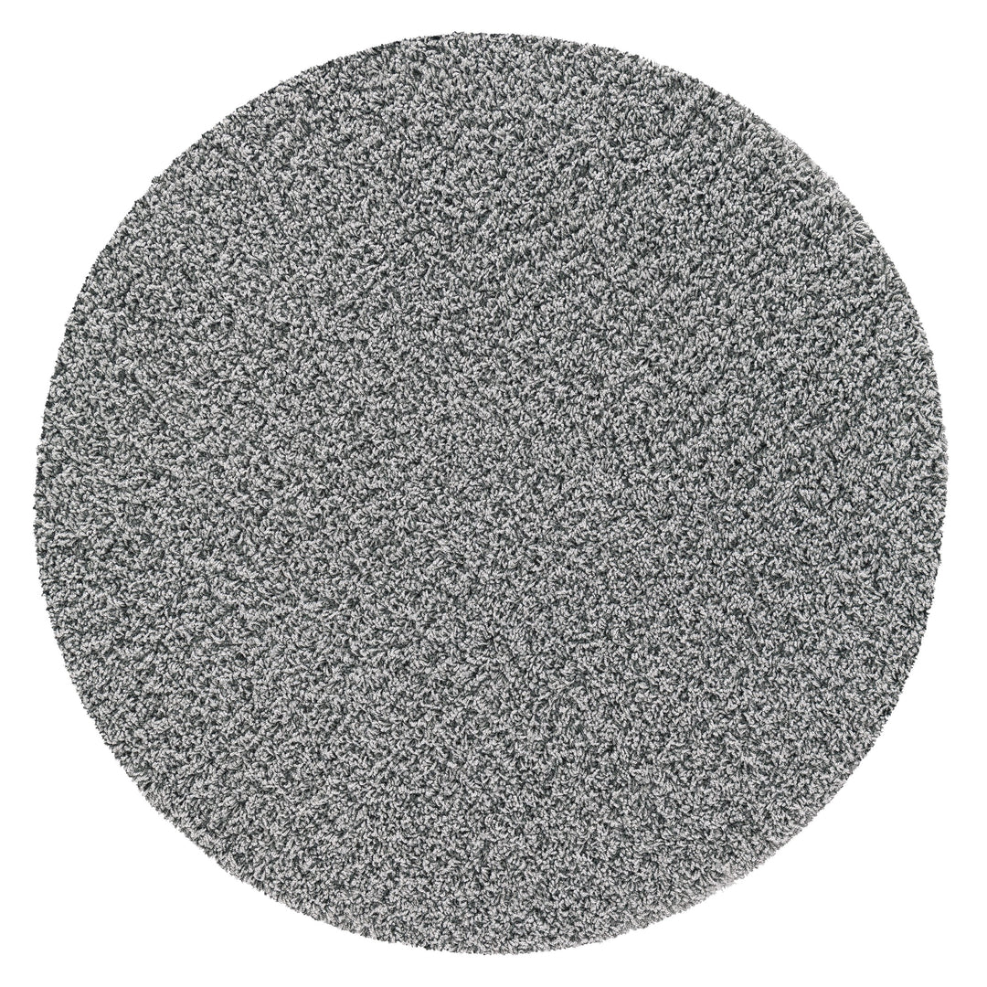 Veloria Round Grey Rug
