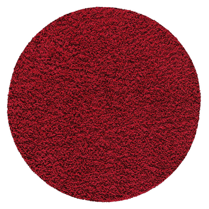 Veloria Round Red Rug