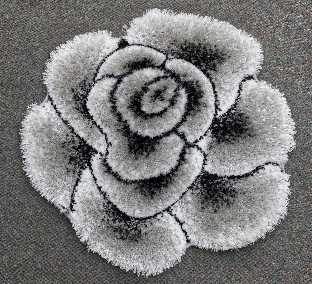 Tessura Black-White Rug