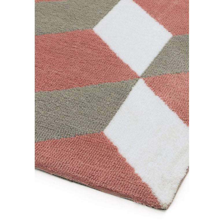 Arlo Rug AR10 Pink Block