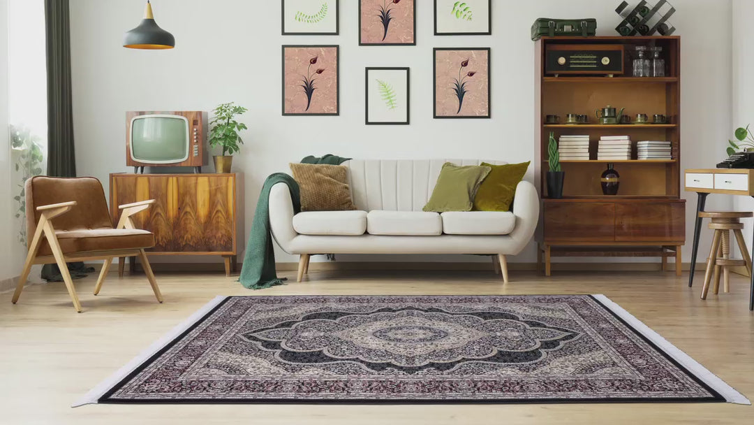 Safira Black Rug