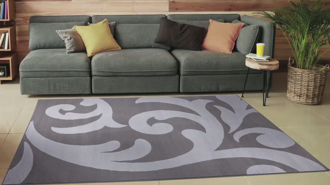 Carvado Dark Grey Rug