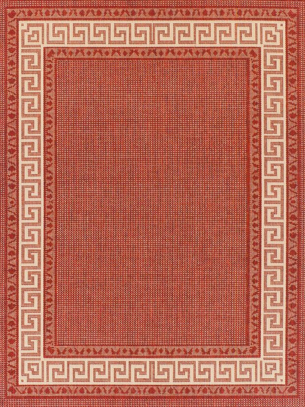 Greek Flatweave Red