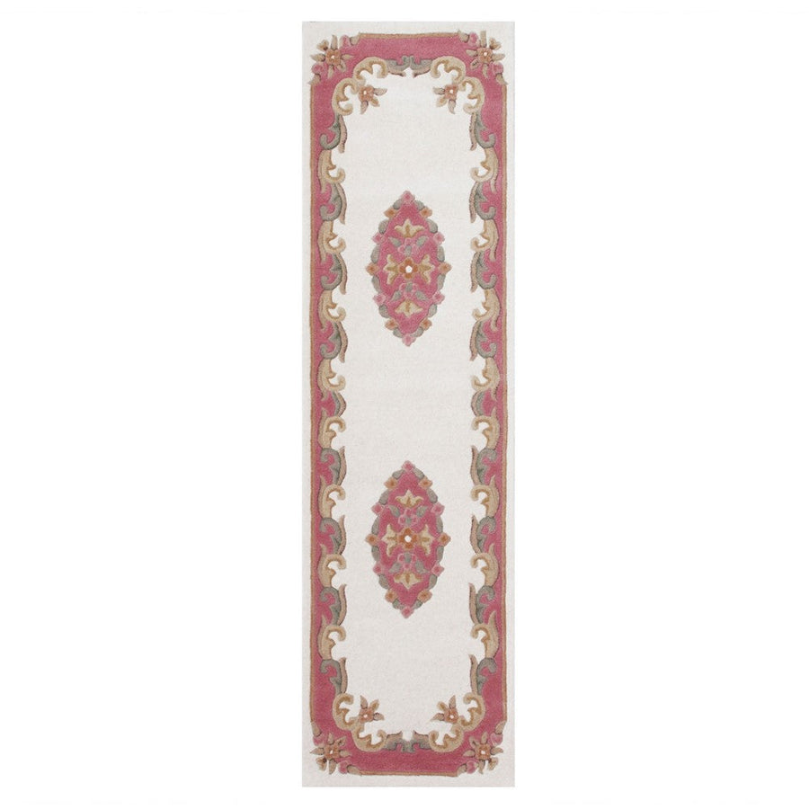 Royal Cream/Rose runner Rug