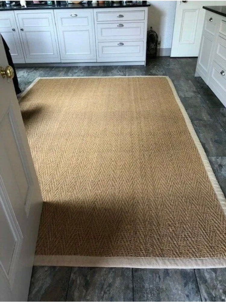 Natural Herringbone Rug