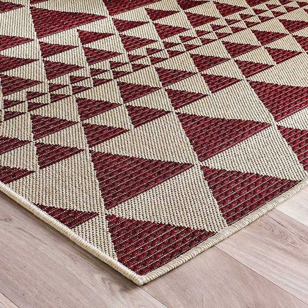 Moda Prism Red Rug view from the borders