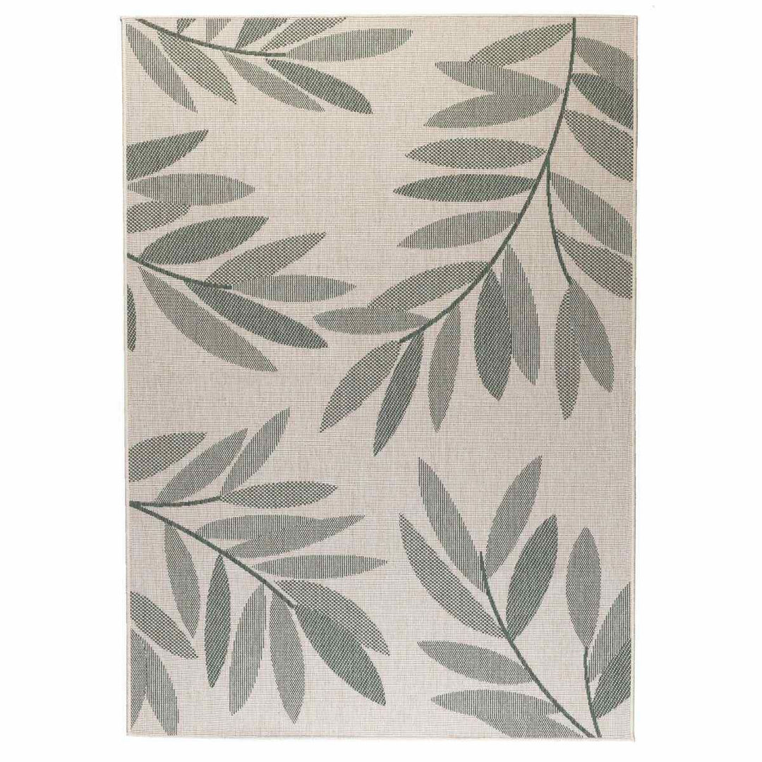 Duo Weave Indoor/Outdoor Rug Trailing Leaves Green