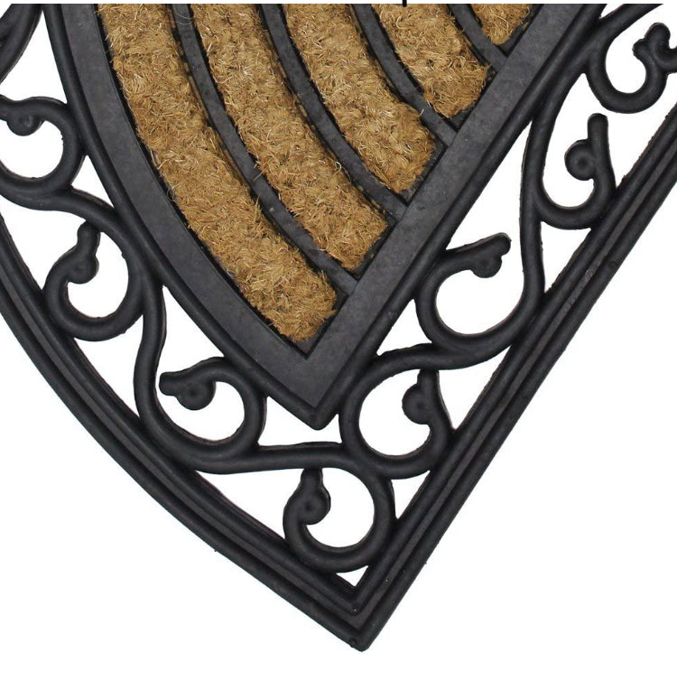 Viking Wrought Iron Half Moon Mat