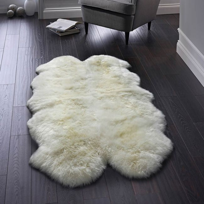 Genuine Sheepskin Rug Natural